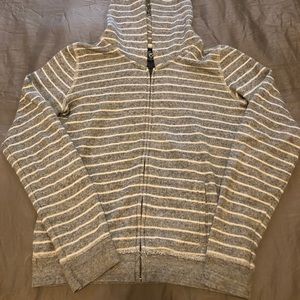 Stripe Zip-Up Hoodie